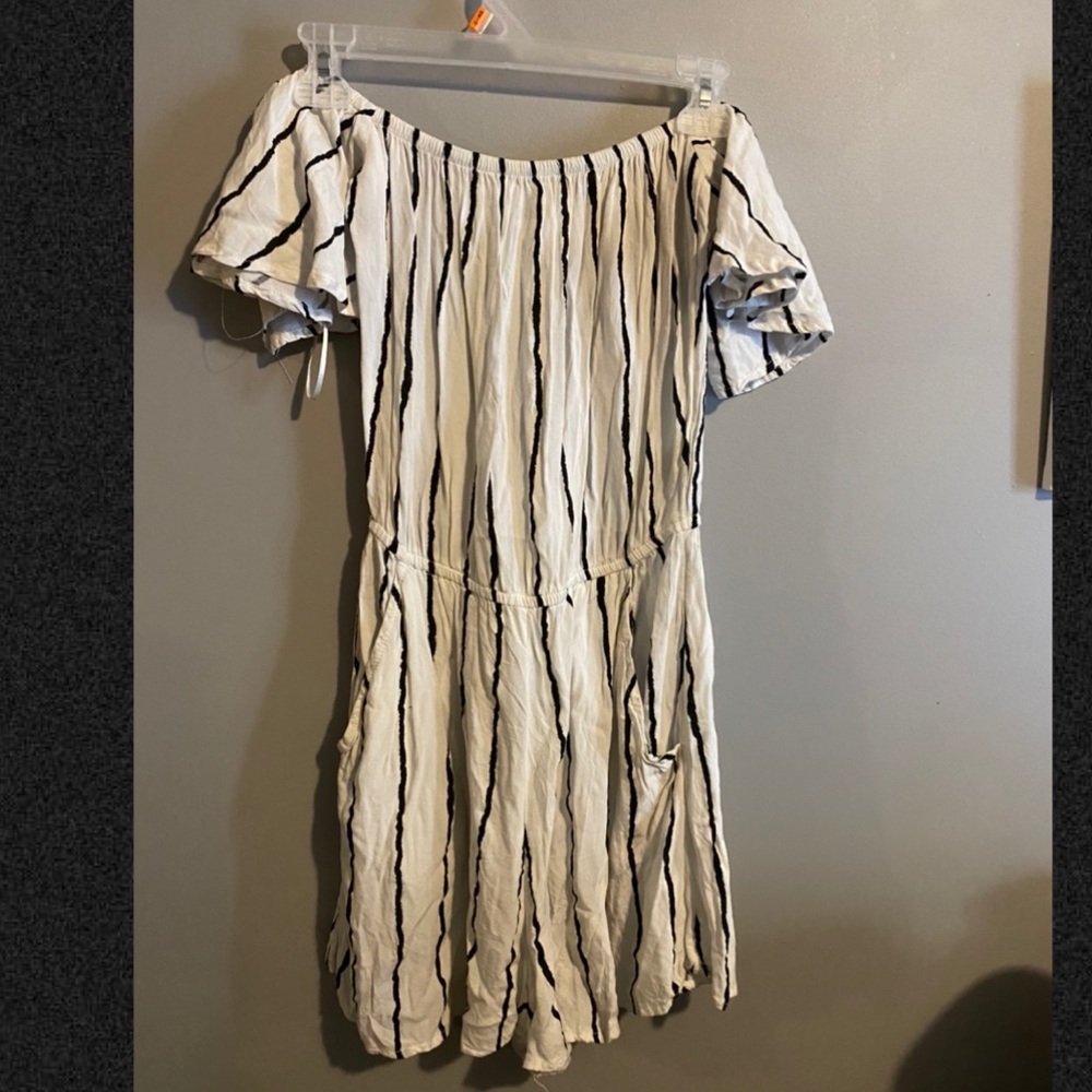 Black and white romper from H&M